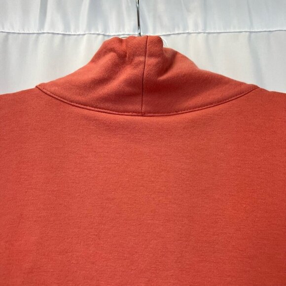 Denim & Co. Womens Cardigan Sweater Coral Long Sleeve V Neck Single Button M - Picture 6 of 11